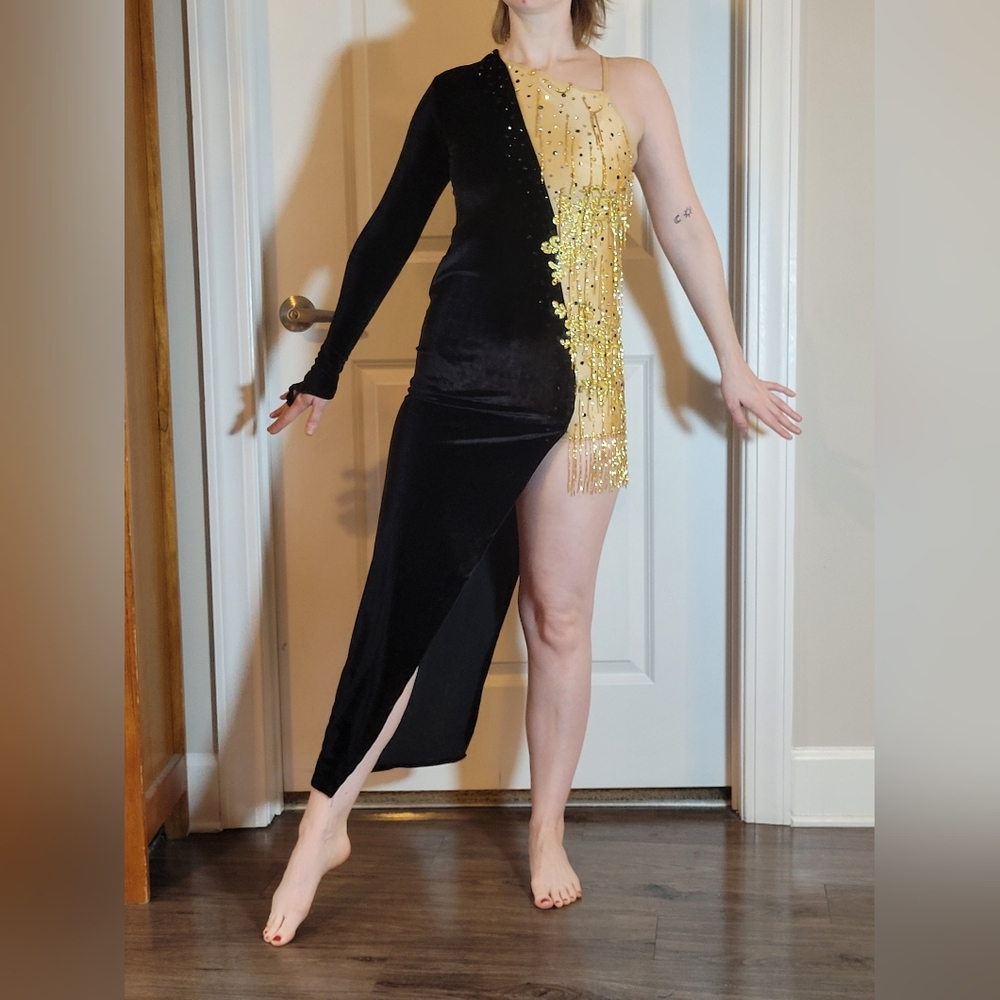 Ballroom dance dress costume